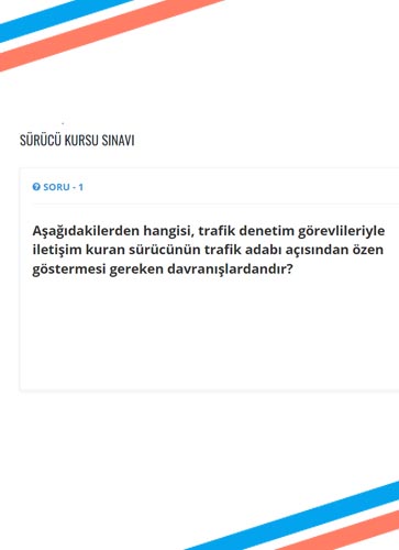 E-Sınav Testi