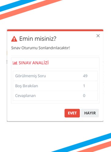 E-Sınav Analizi